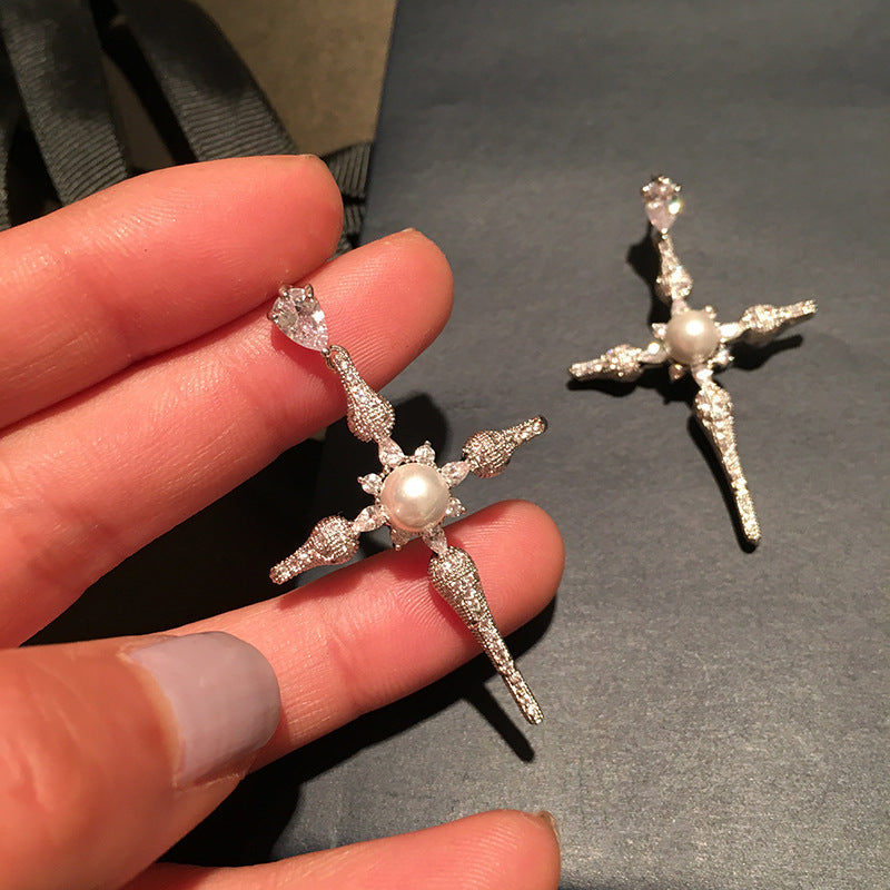 Delicate Artisan Pearl Earring