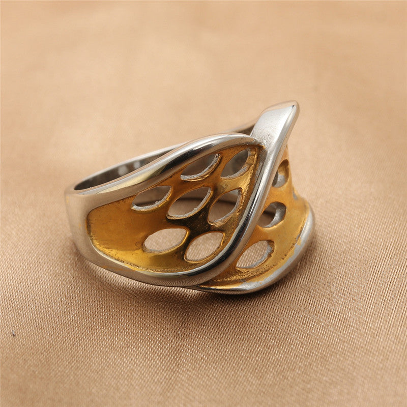 Delicate Artisan Gold Ring