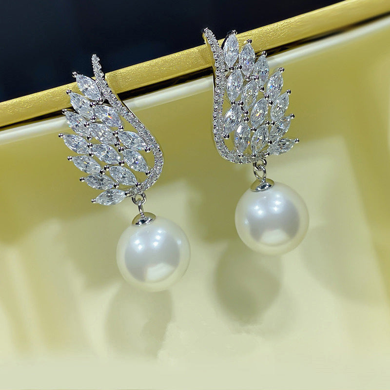 Delicate Artisan Pearl Earring