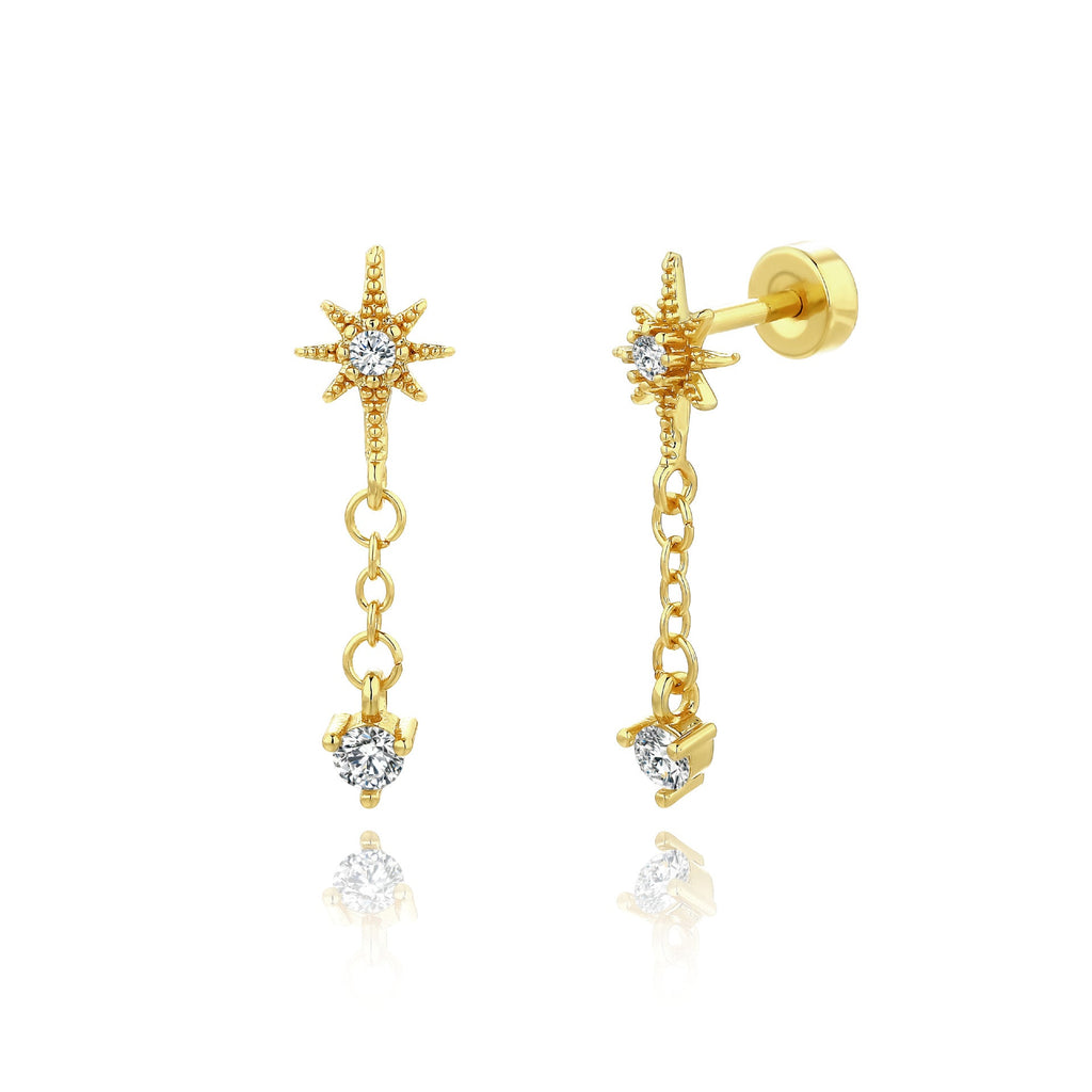 Romantic Gold Earring for Special Moments