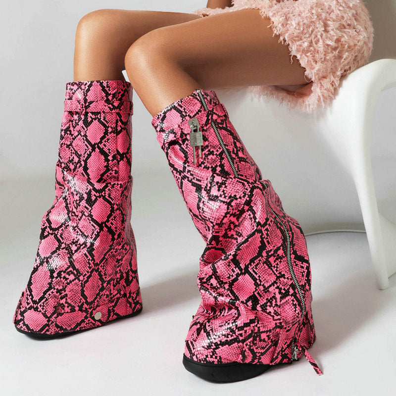Chic Orthopedic Boots with Unique Design