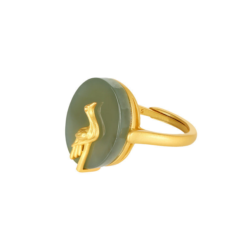 Delicate Artisan Gold Ring