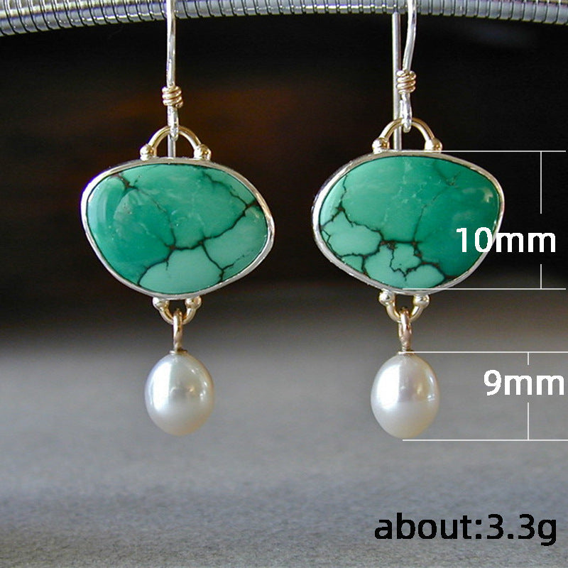 Delicate Artisan Pearl Earring