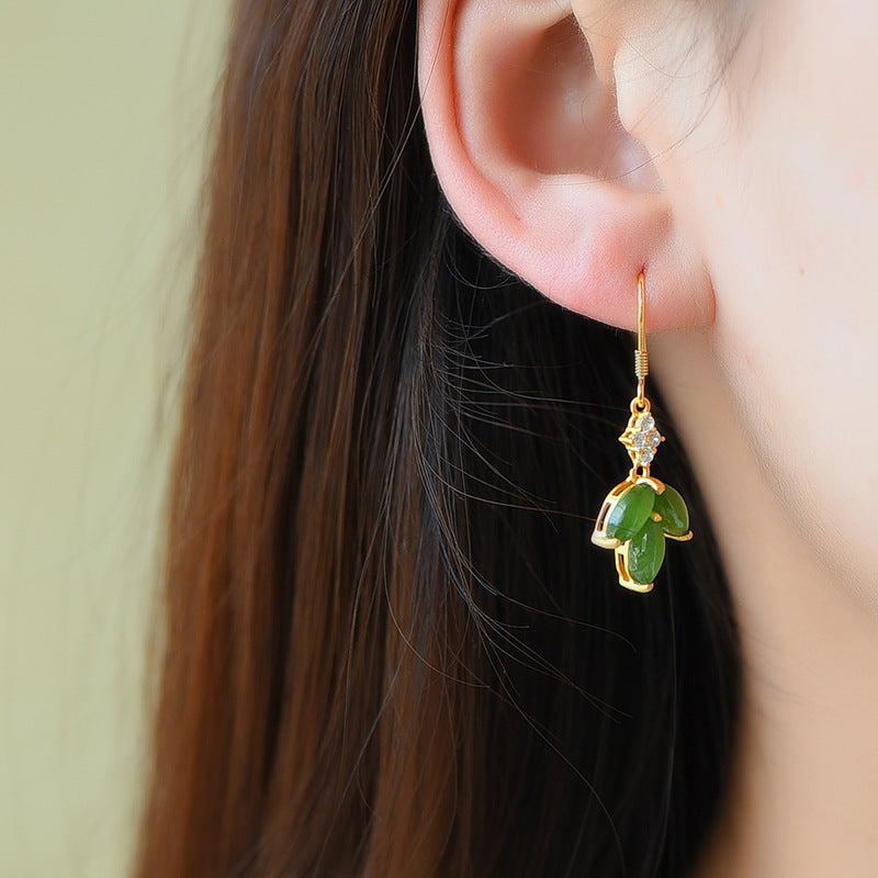 Delicate Artisan Gold Earring