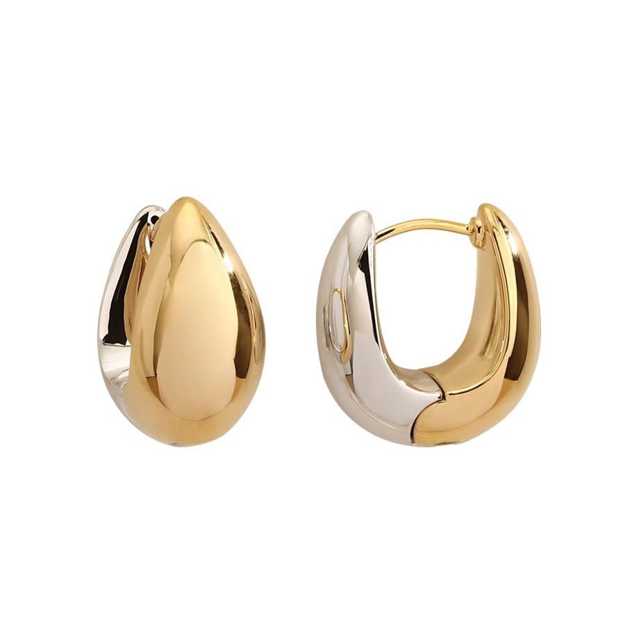 Delicate Artisan Gold Earring