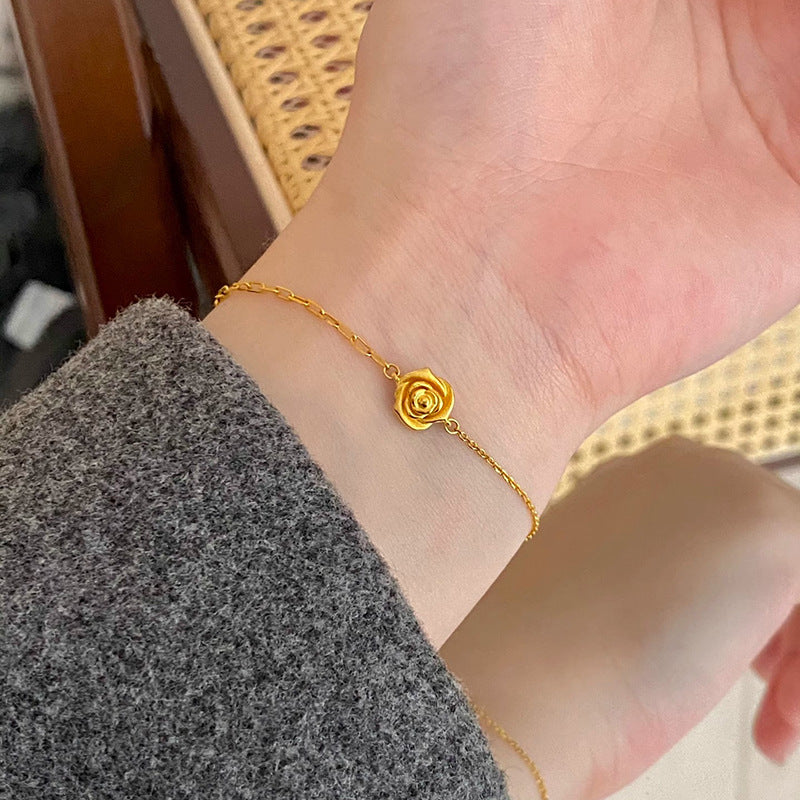 Delicate Artisan Gold Bracelet
