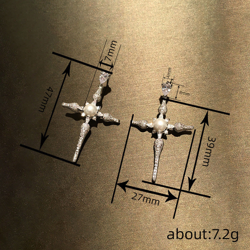 Delicate Artisan Pearl Earring