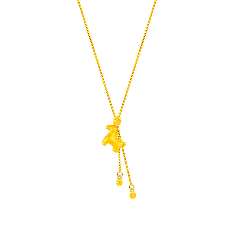 Beautiful Gold Necklace with Unique Style