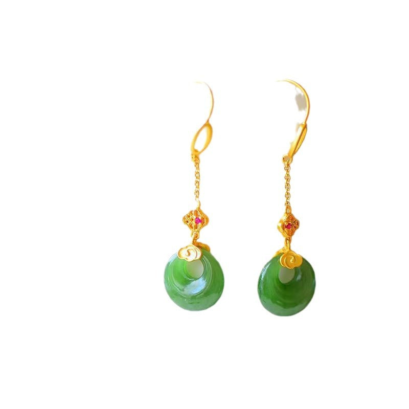 Delicate Artisan Gold Earring