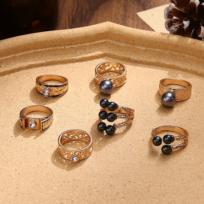 Delicate Artisan Pearl Ring