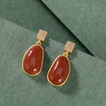 Vintage Handmade Gold Earring