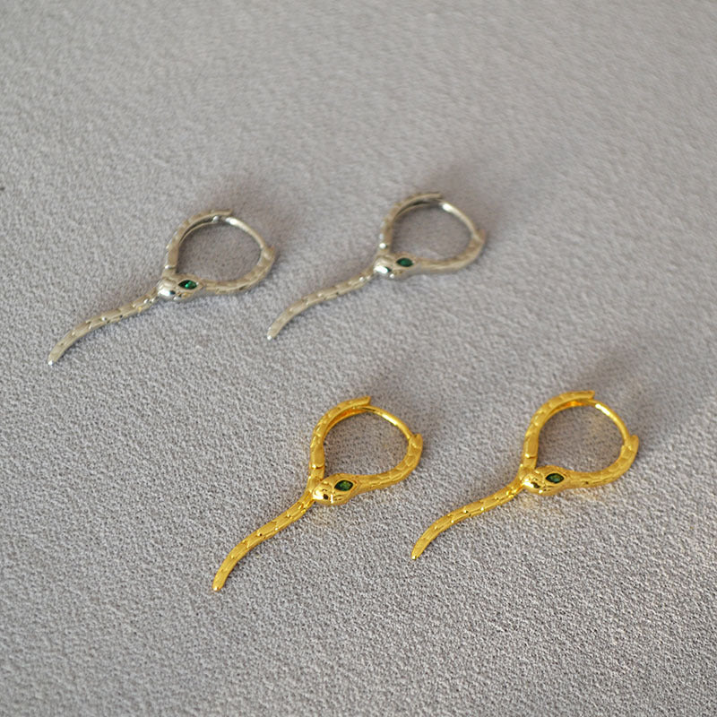 Delicate Artisan Gold Earring