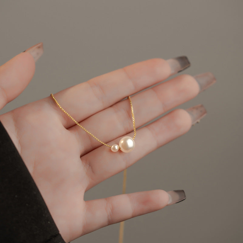 Delicate Artisan Pearl Necklace
