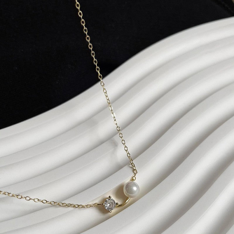 Delicate Artisan Pearl Necklace