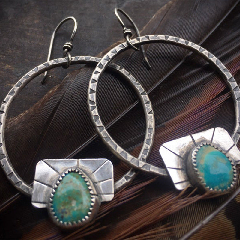 Vintage Handmade Silver Earring