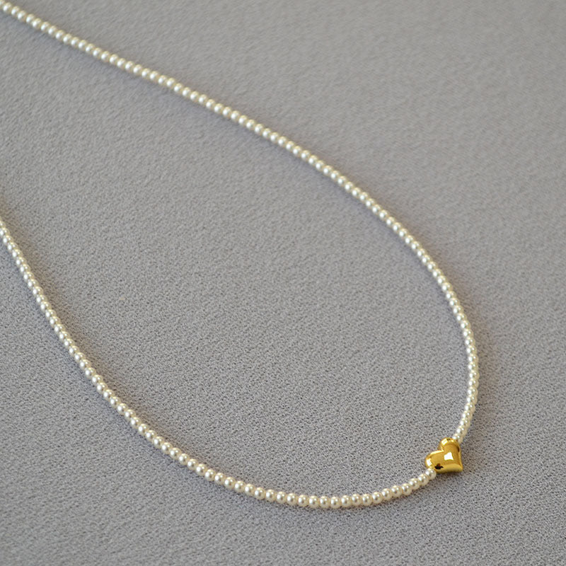 Delicate Artisan Pearl Necklace