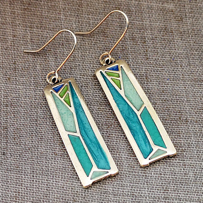 Vintage Handmade Silver Earring