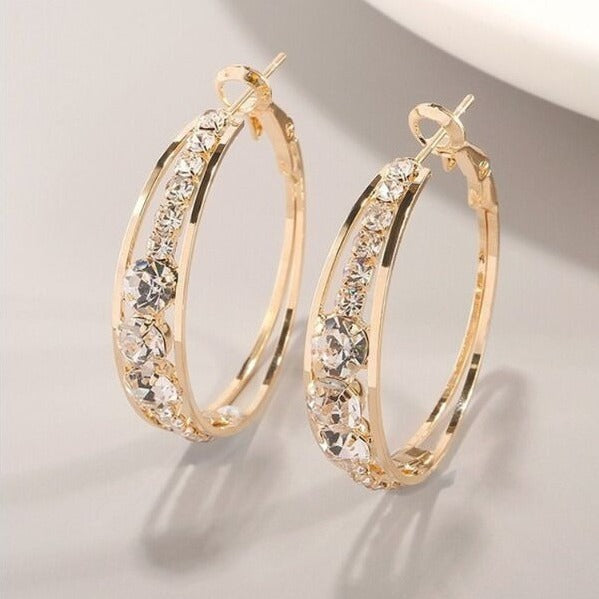 Vintage Handmade Gold Earring
