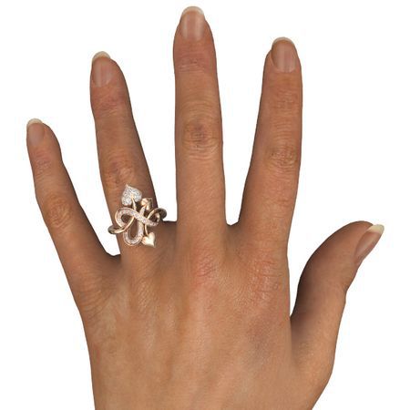 Delicate Artisan Gold Ring