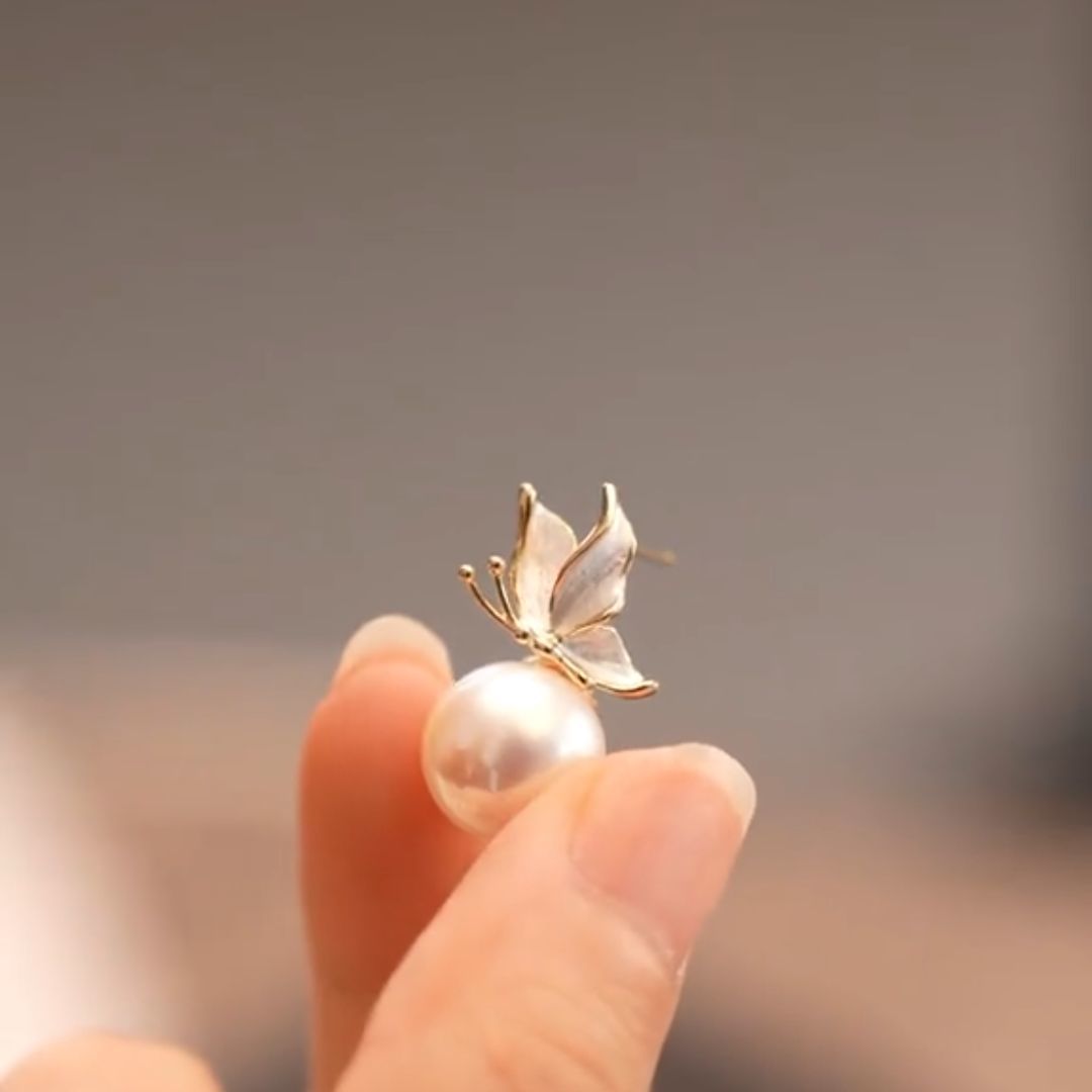 Vintage Handmade Pearl Earring