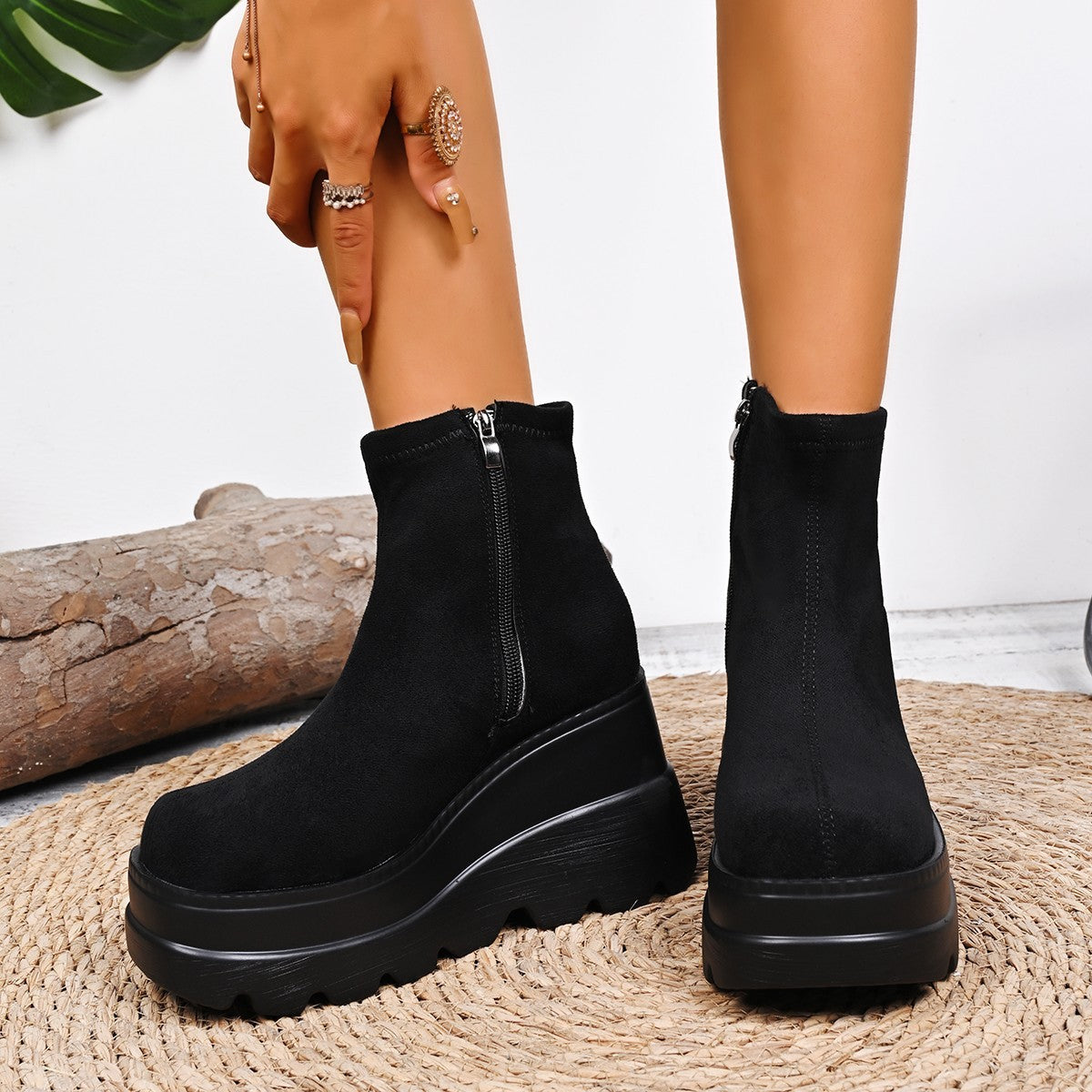 Vintage Inspired Orthopedic Boots