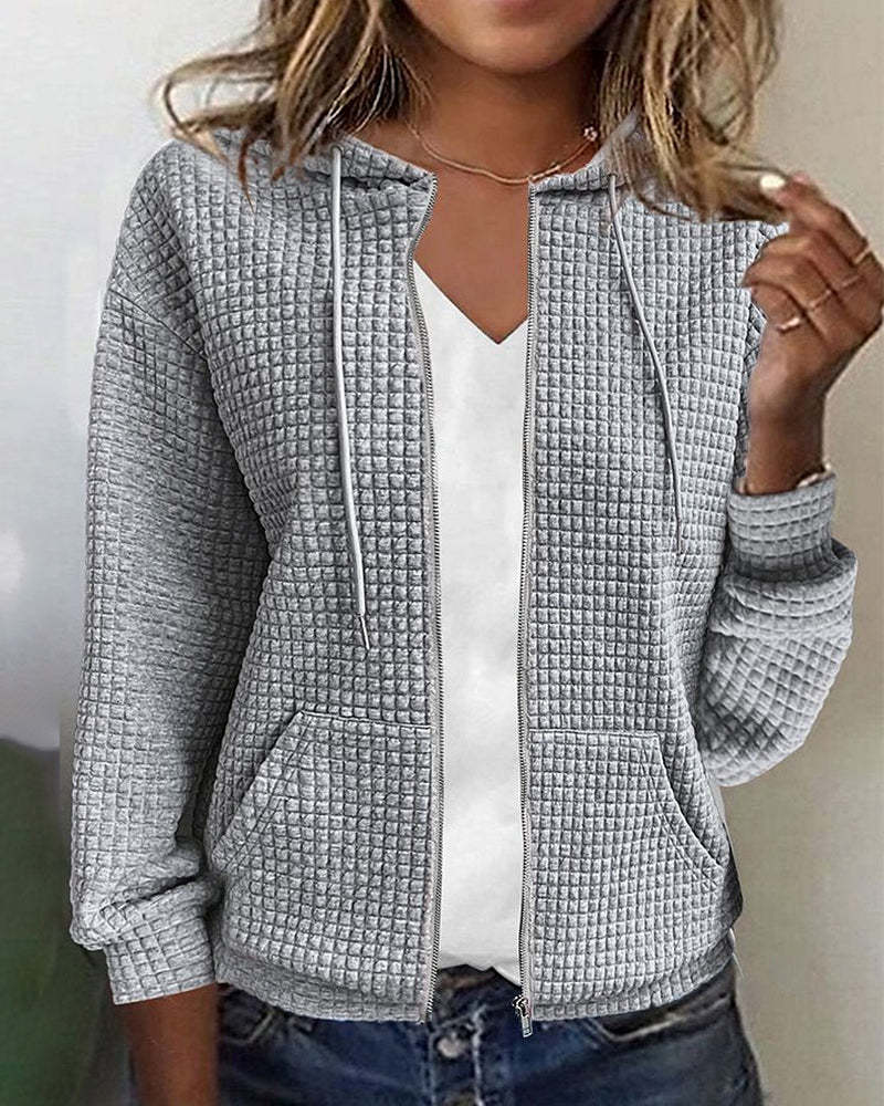 KS | Structured jacket with zipper