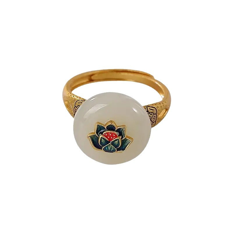 Delicate Artisan Gold Ring