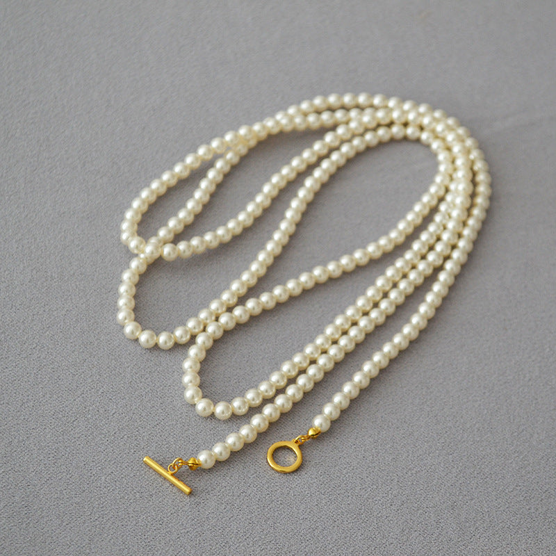 Delicate Artisan Pearl Necklace