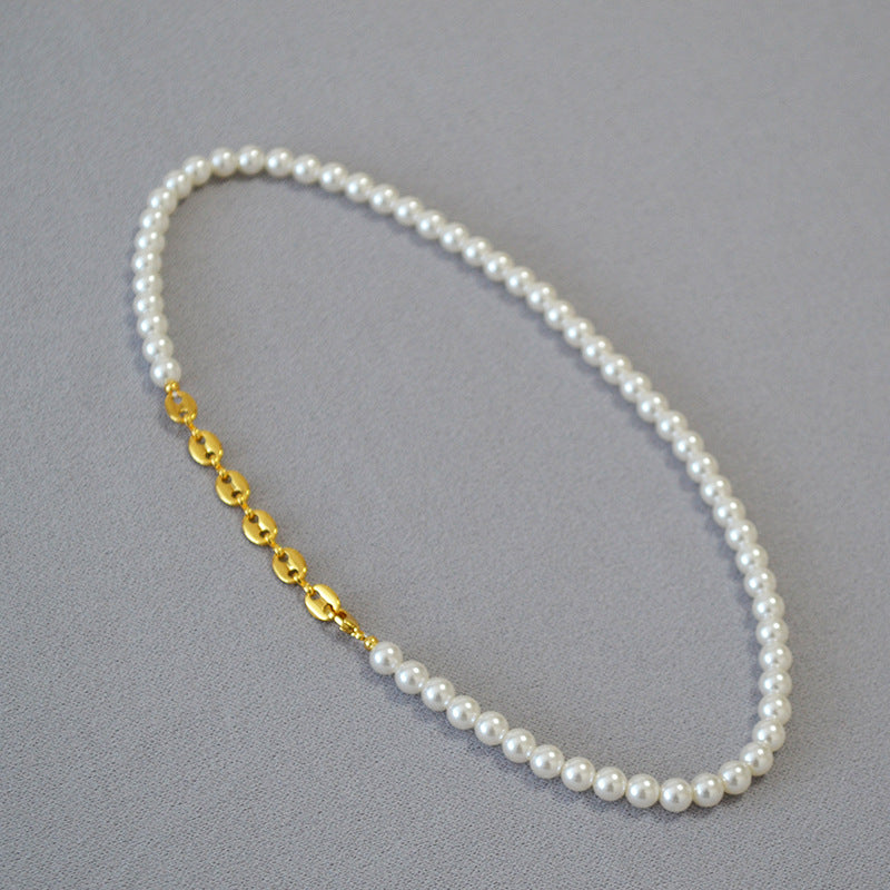 Vintage Handmade Gold Necklace