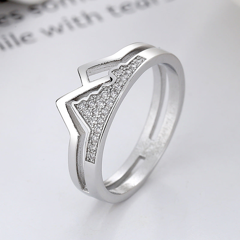 Beautiful Silver Ring with Unique Style
