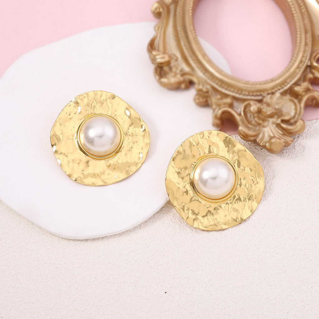 Delicate Artisan Pearl Earring