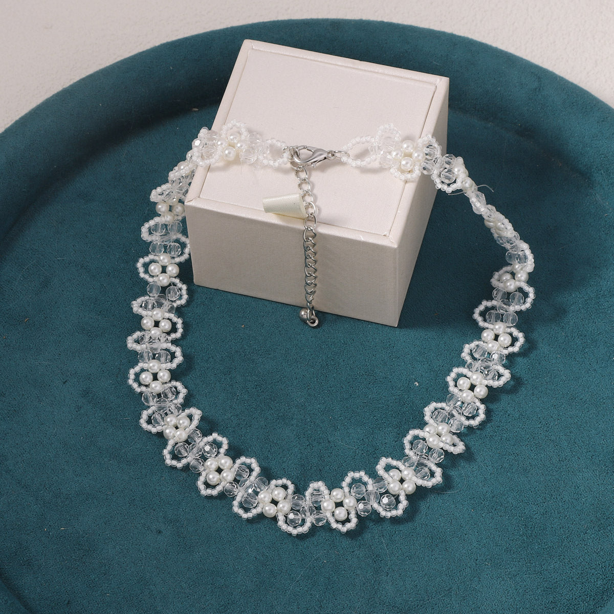 Delicate Artisan Pearl Necklace