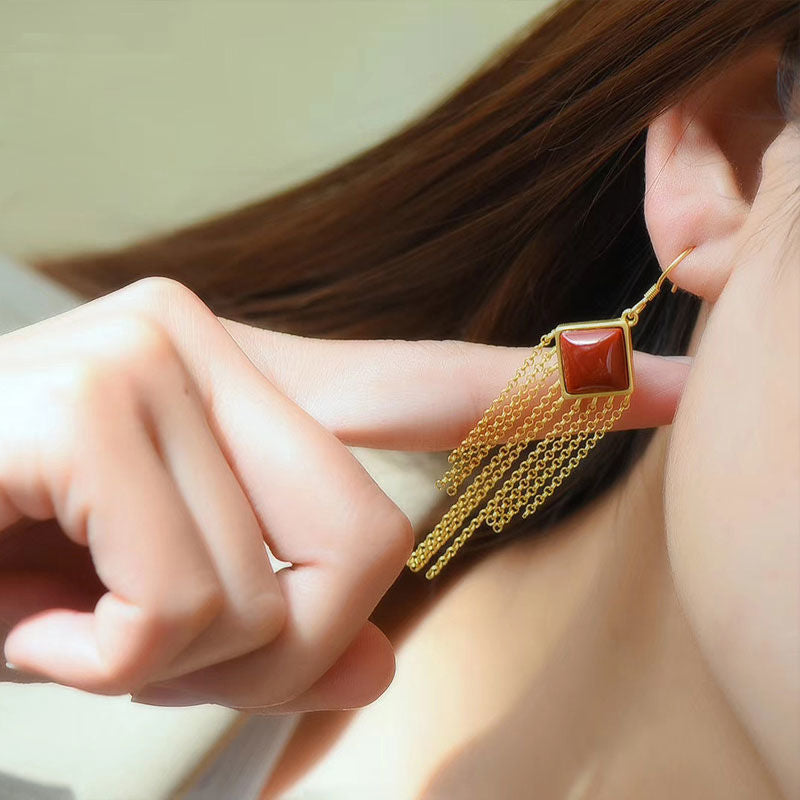 Delicate Artisan Silver Earring