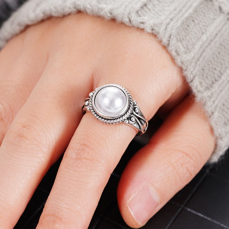 Vintage Handmade Pearl Ring
