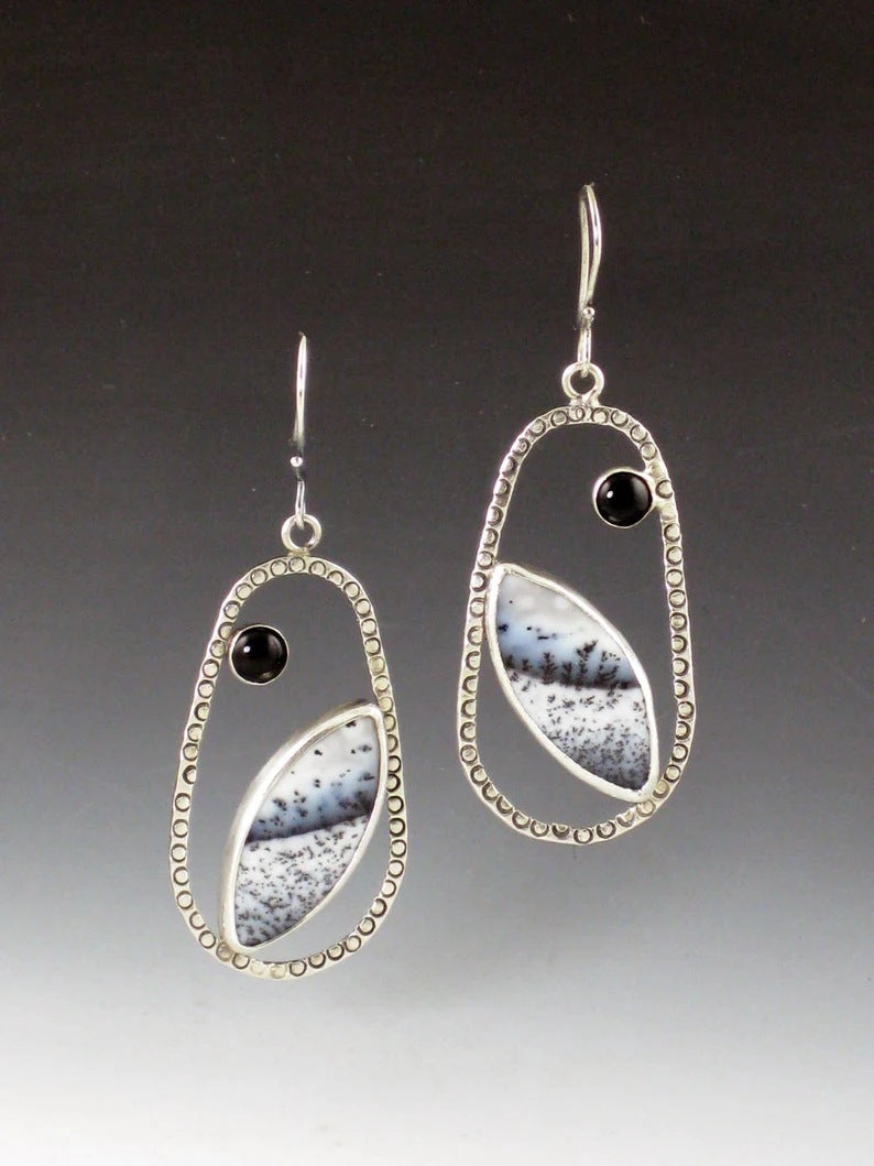 Delicate Artisan Silver Earring