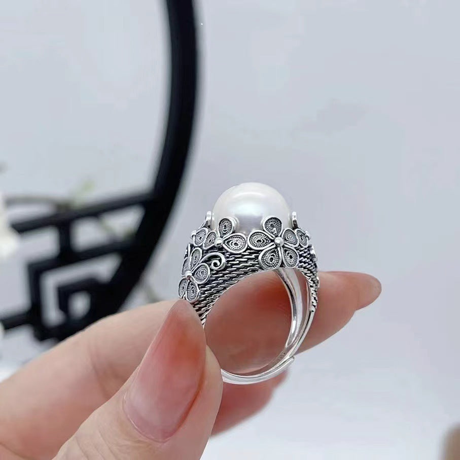 Vintage Handmade Pearl Ring