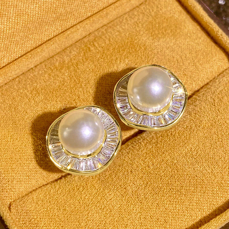 Delicate Artisan Pearl Earring