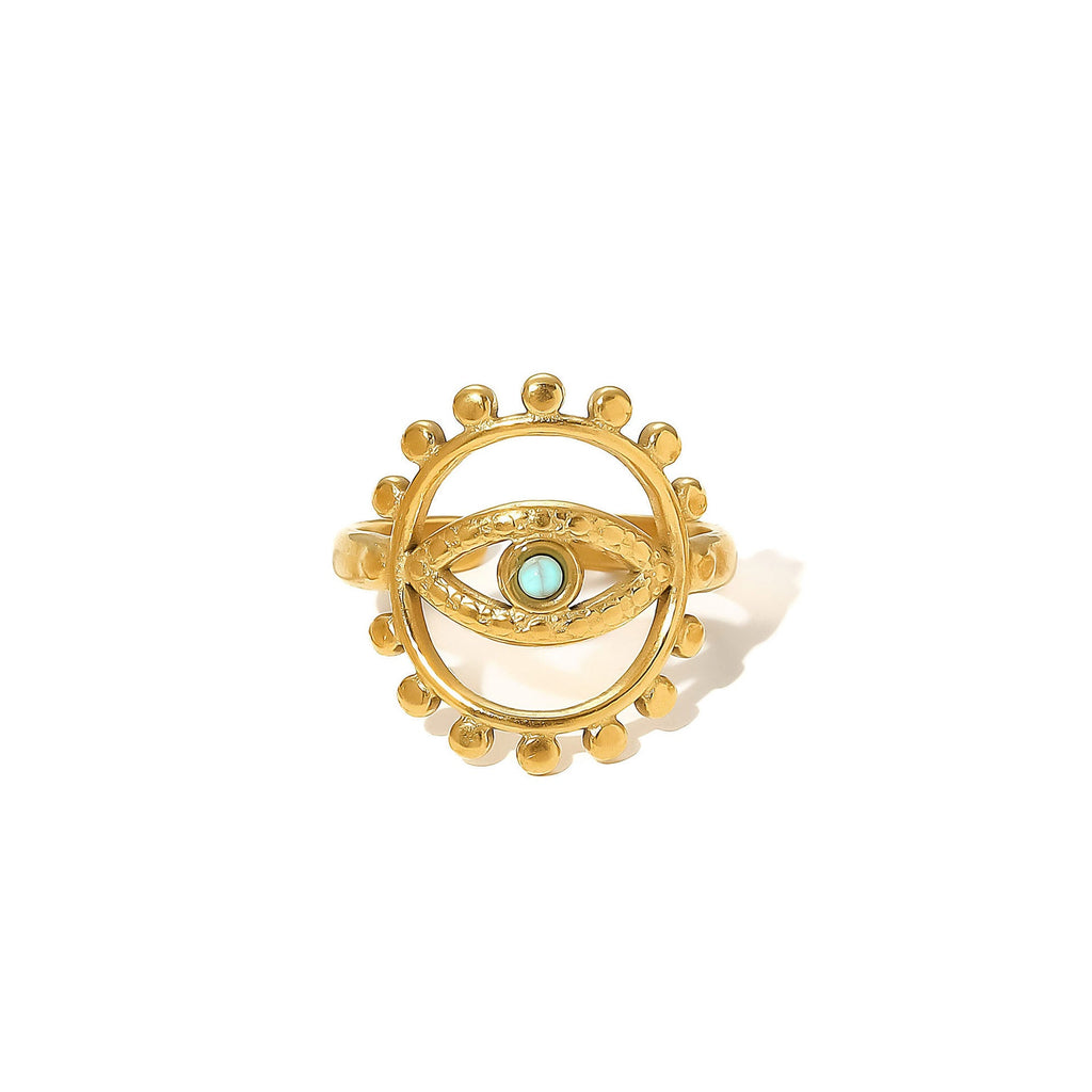 Delicate Artisan Gold Ring