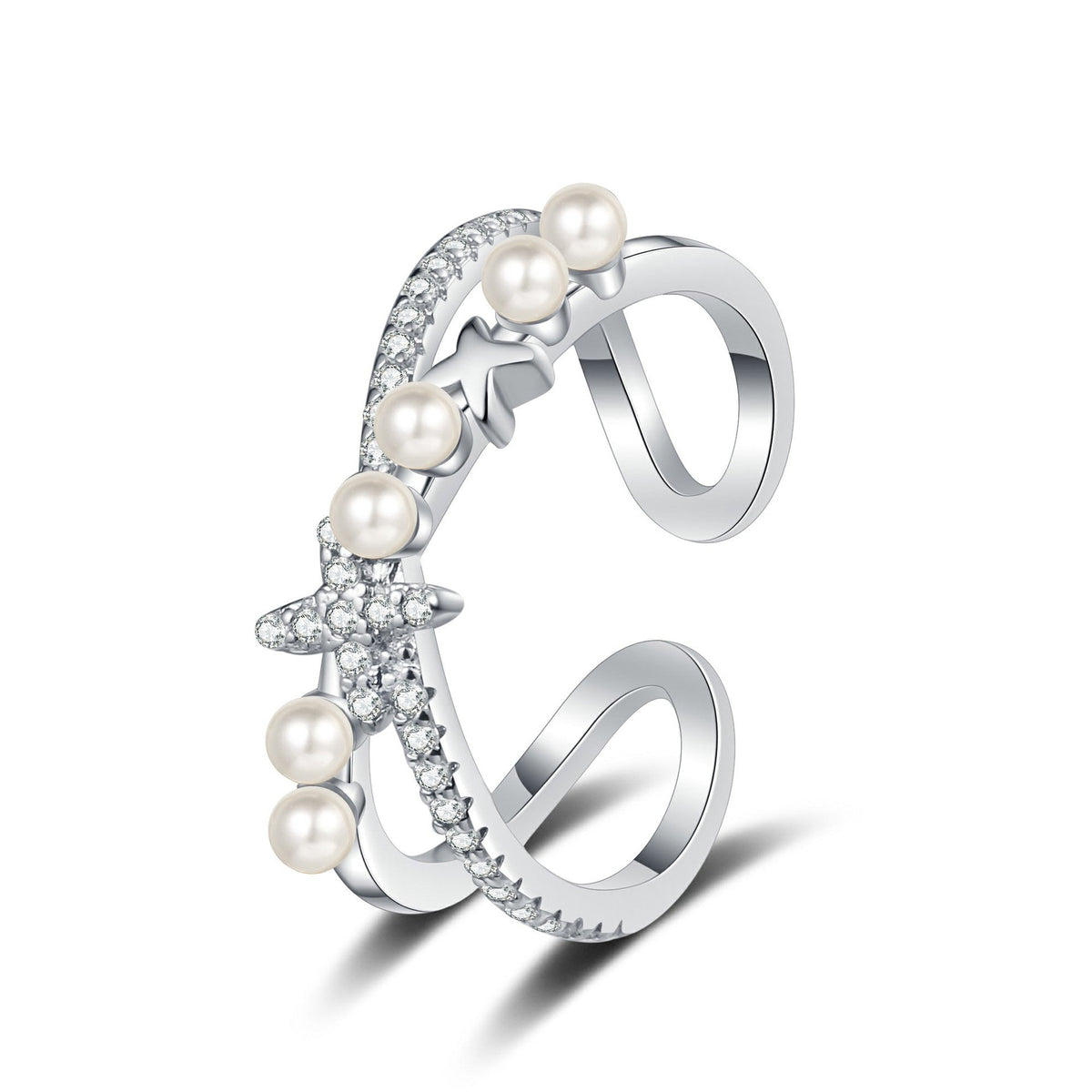 Romantic Pearl Ring for Special Moments