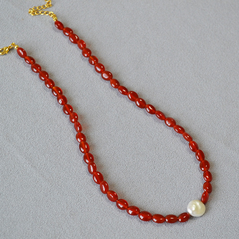 Delicate Artisan Pearl Necklace