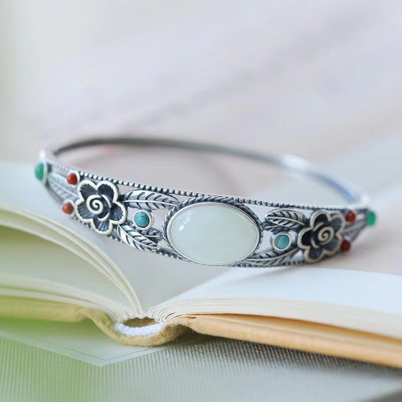 Delicate Artisan Silver Bracelet
