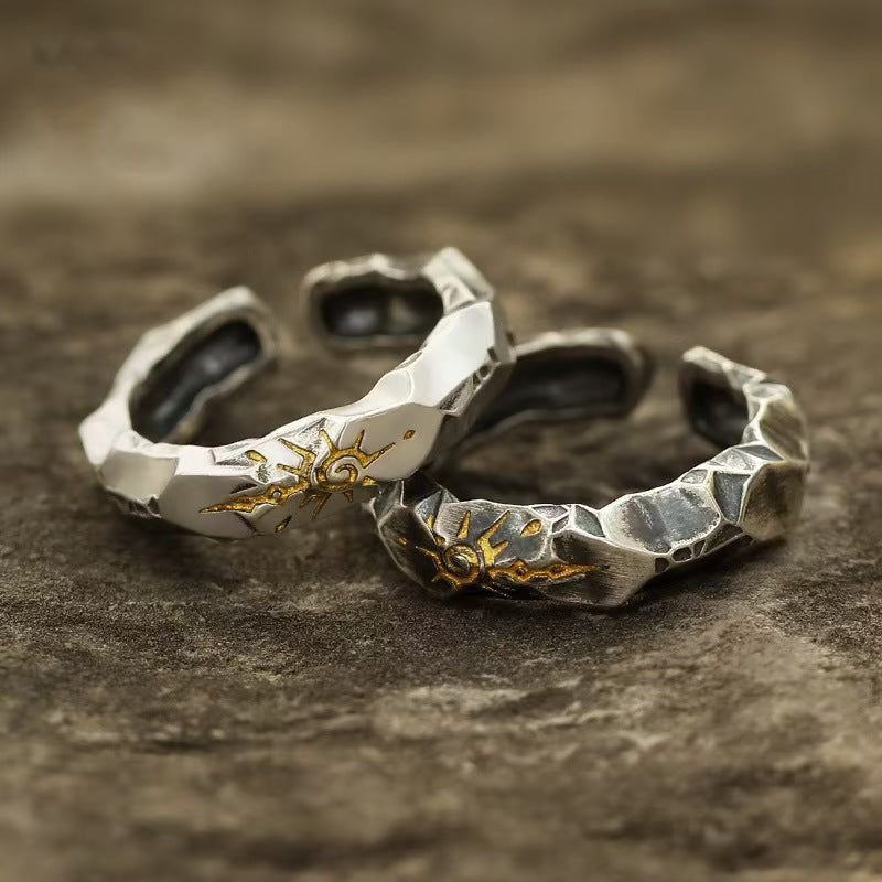 Delicate Artisan Gold Ring