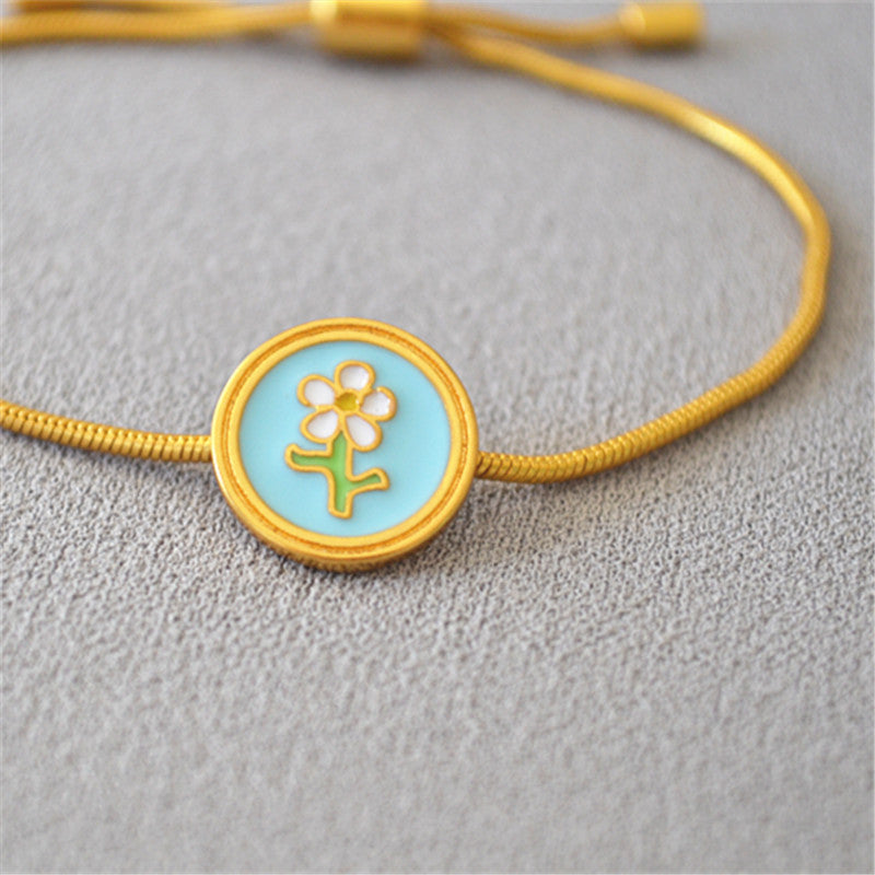 Vintage Handmade Gold Bracelet