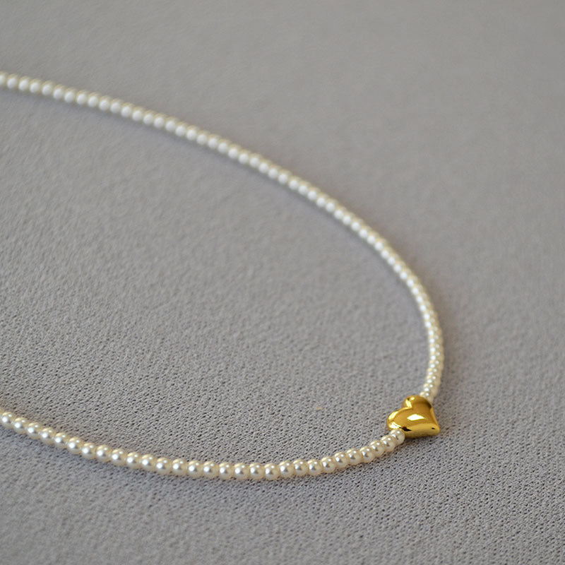 Delicate Artisan Pearl Necklace