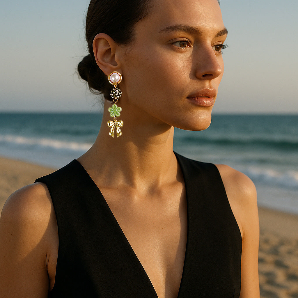 Delicate Artisan Pearl Earring