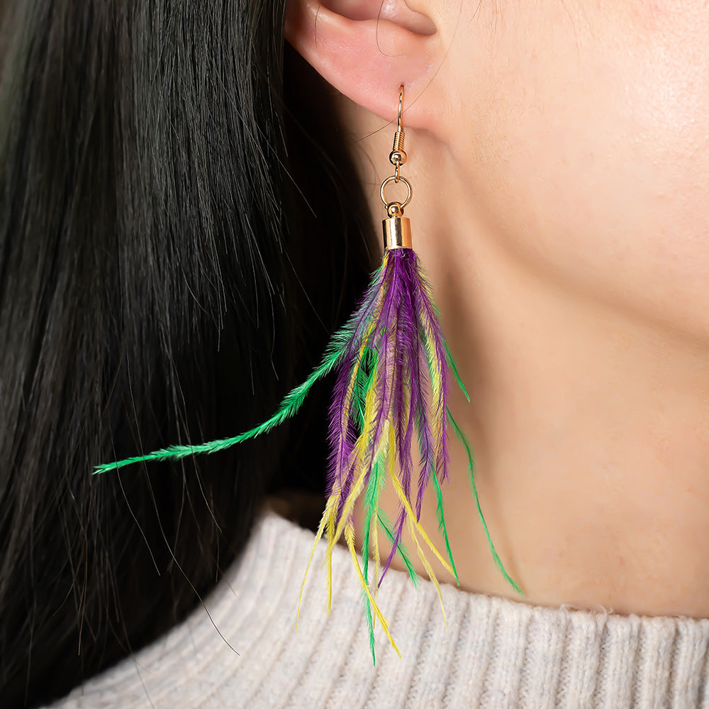 Delicate Artisan Gold Earring