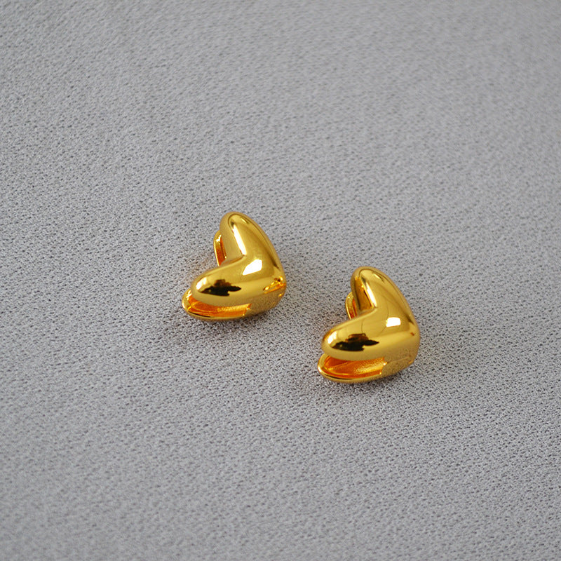 Vintage Handmade Gold Earring