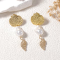 Delicate Artisan Pearl Earring