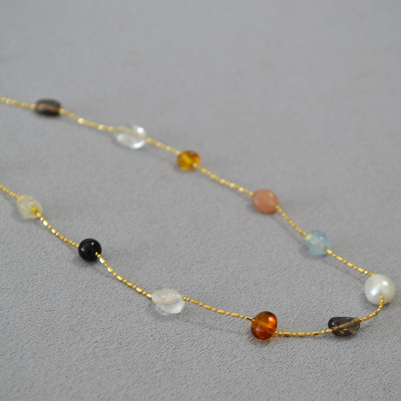 Delicate Artisan Pearl Necklace