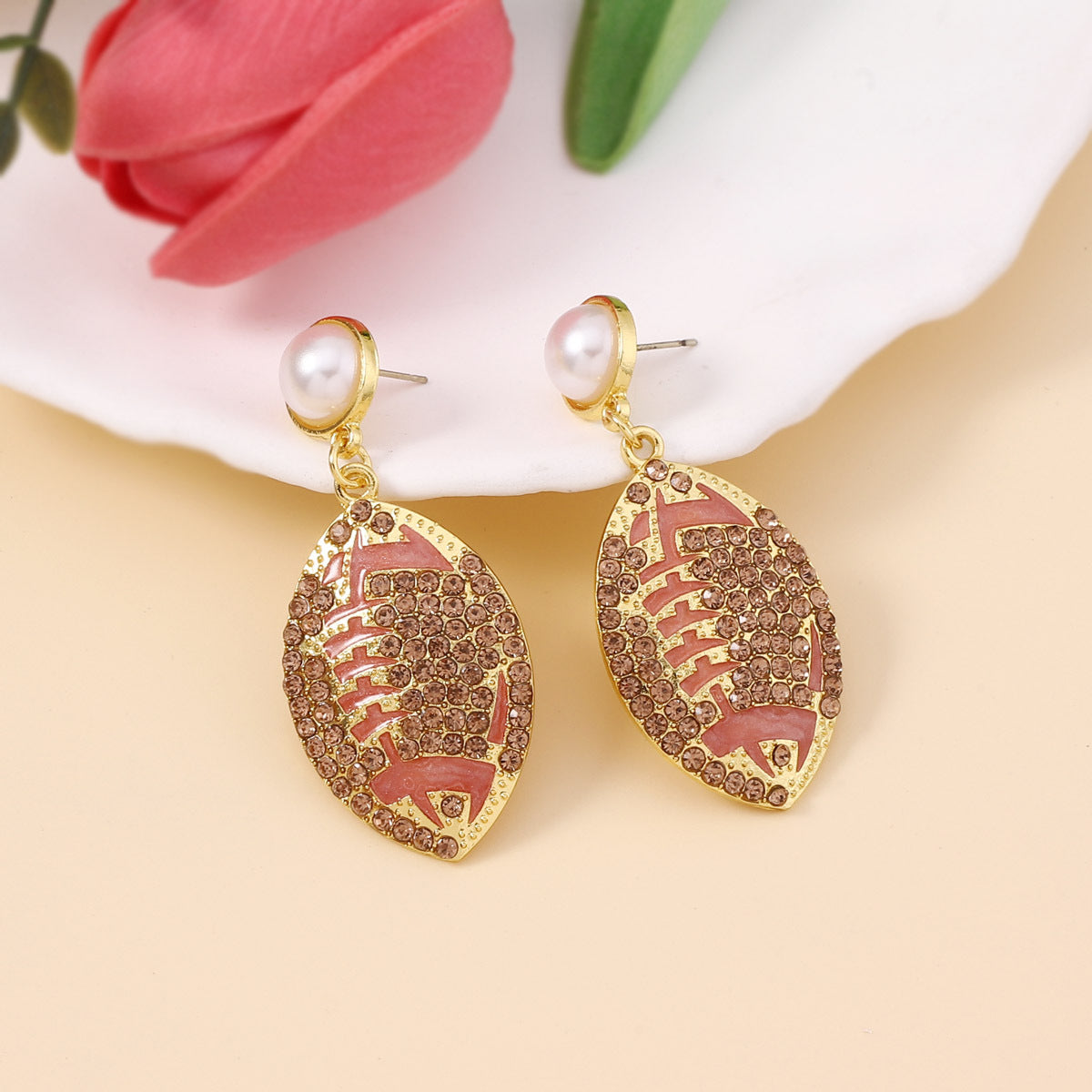 Delicate Artisan Pearl Earring